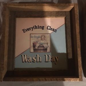 Set of 3 beautiful rustic laundry room pictures